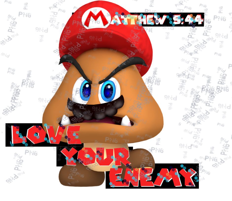 Mathew 5:44 Mario - PNG Download