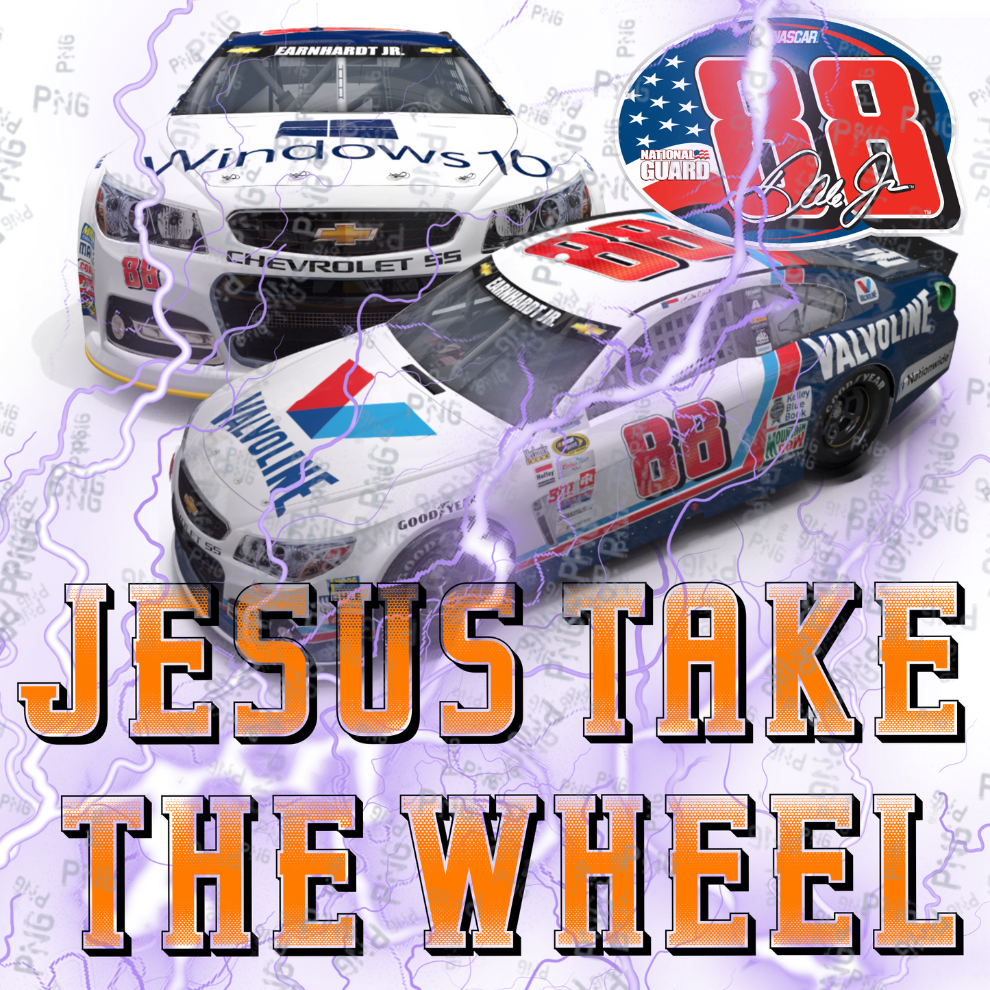Jesus Take The Wheel - PNG Download