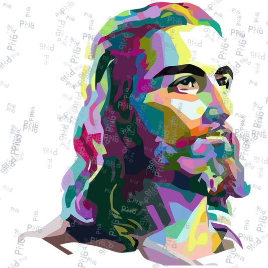 Jesus Mural - PNG Download