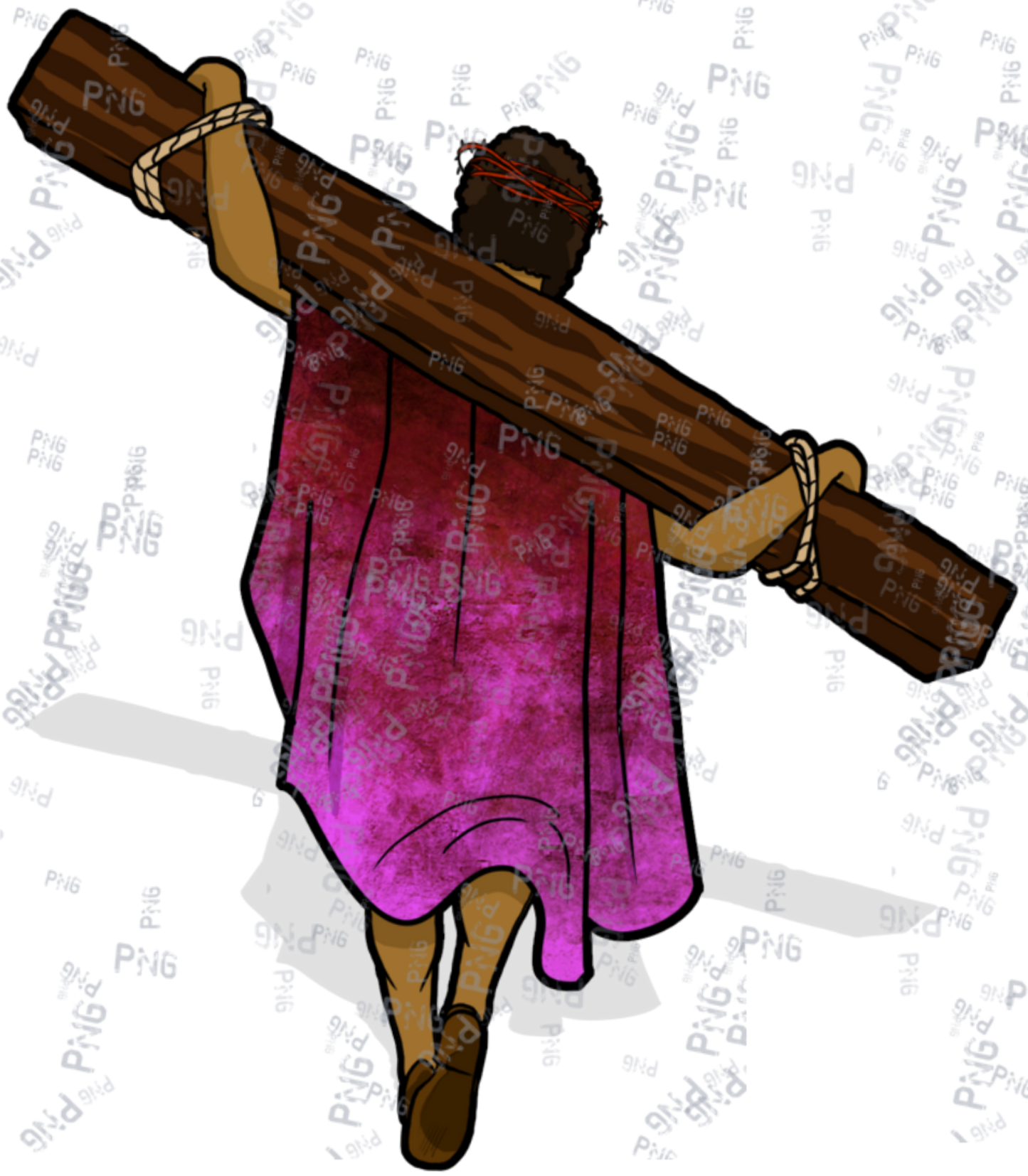 Carry Your Cross - PNG Download