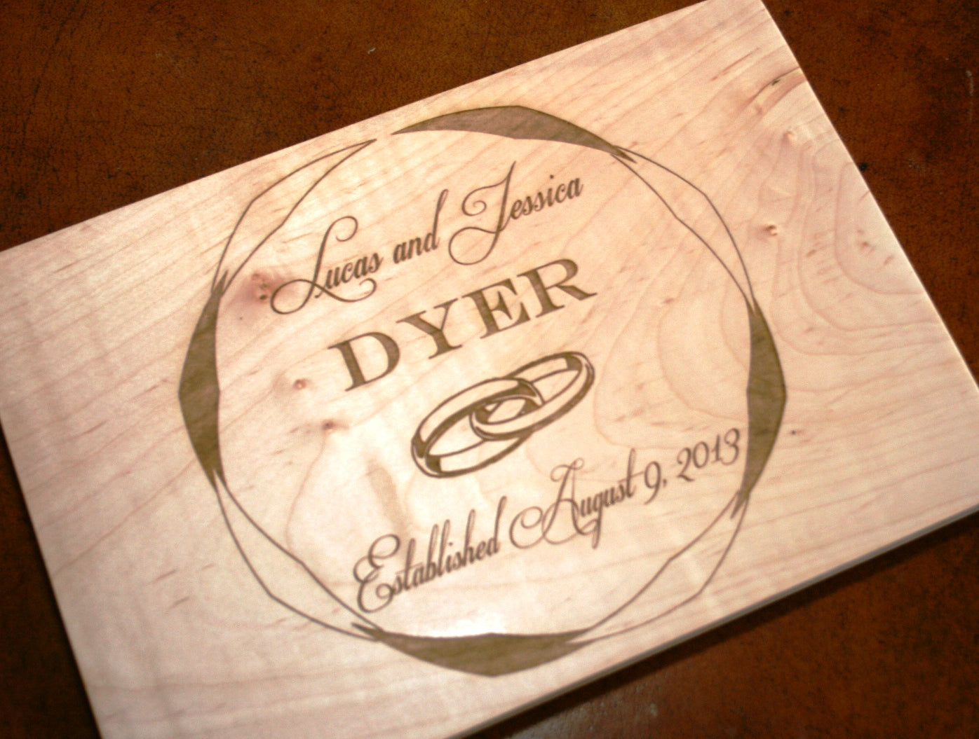 Laser Engraved Wedding Gifts